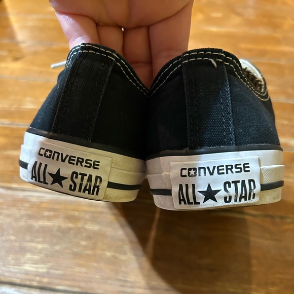 CONVERSE All Star Chuck Taylor Low Black Shoes Women's Size 9 Sneakers - Picture 6 of 7